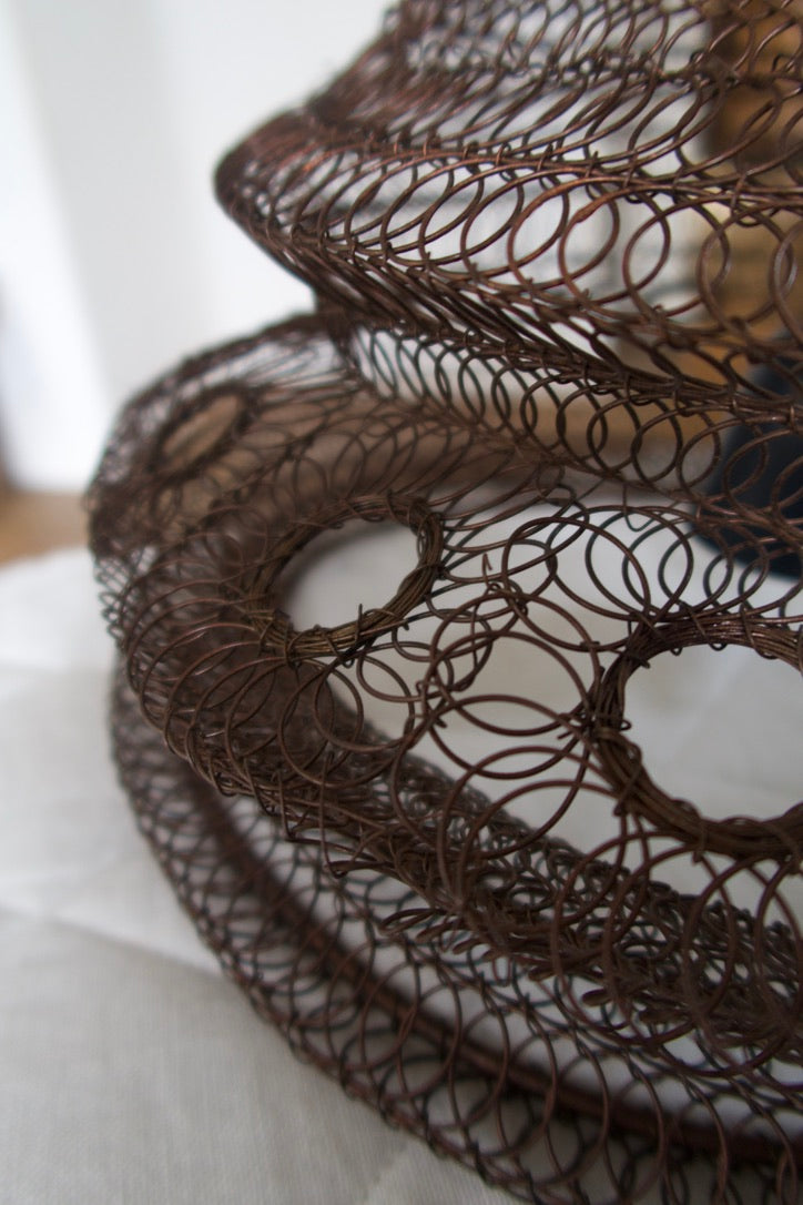 Handcrafted Wire Light Fixture