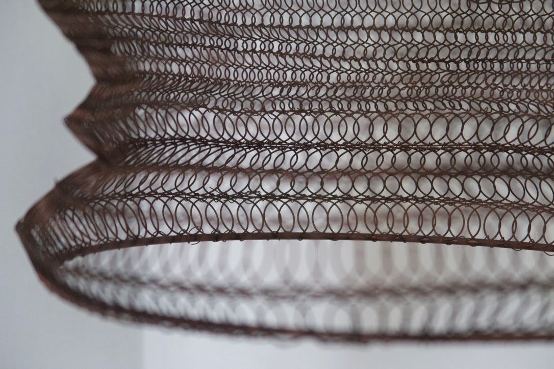 Handcrafted Wire Light Fixture