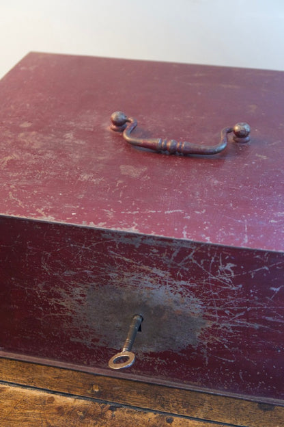 Antique Burgundy Box