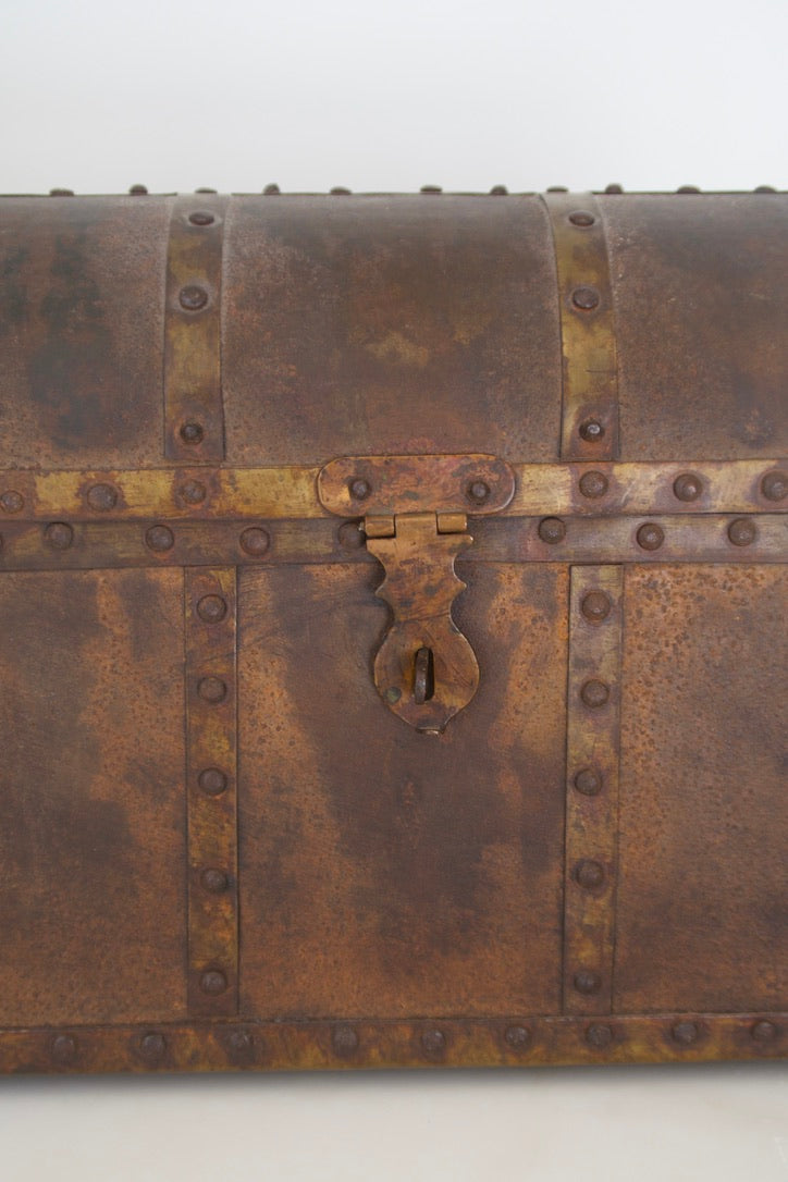 Tabletop Patina Chest