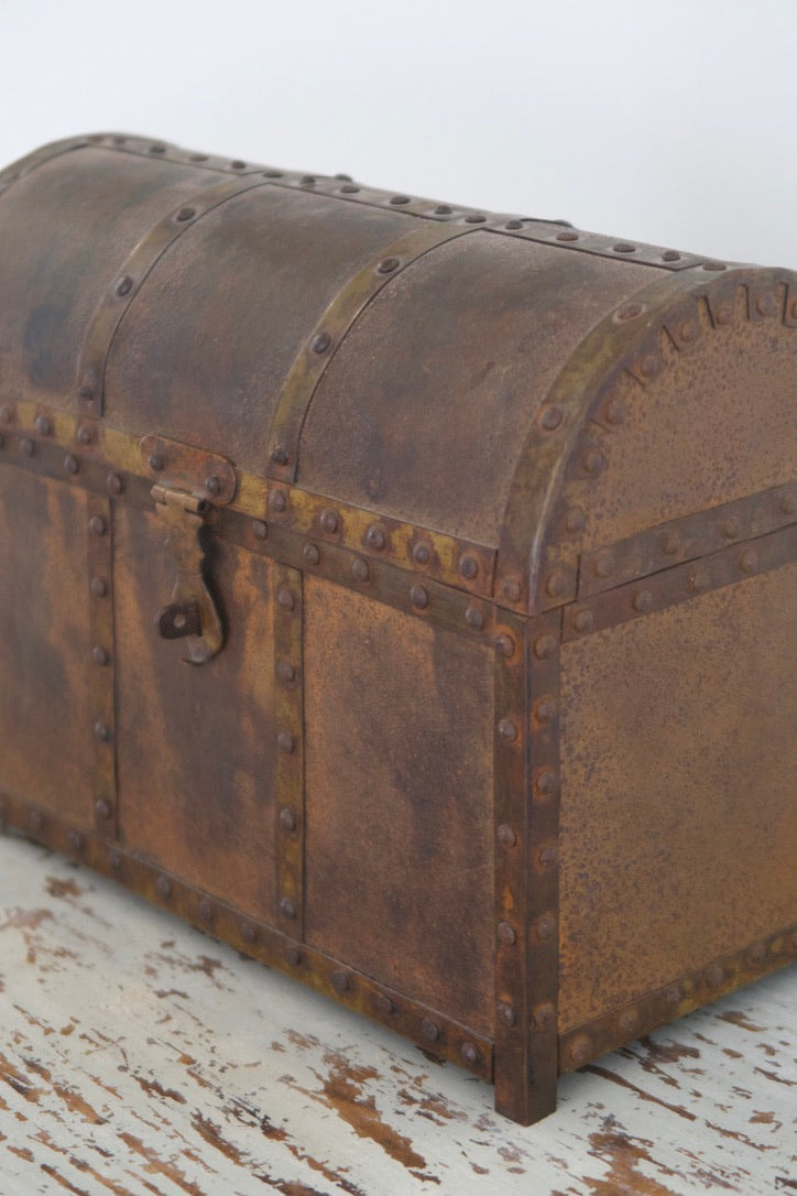 Tabletop Patina Chest