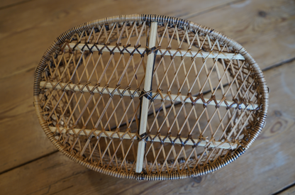 Finely Handwoven Rattan Basket