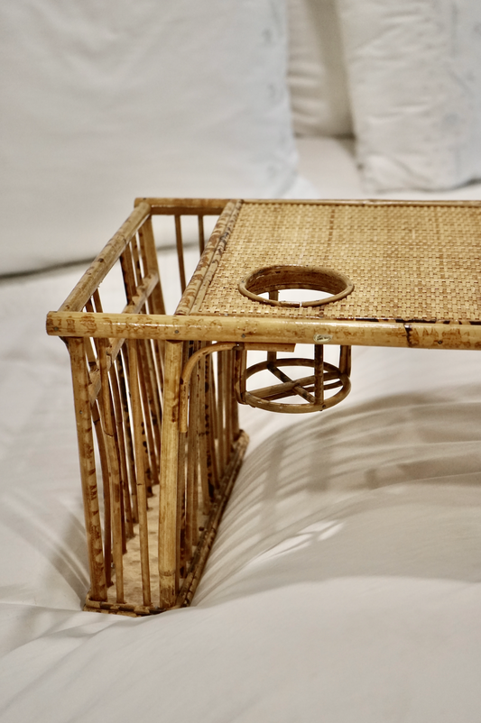 Rattan and Bamboo Bed Tray